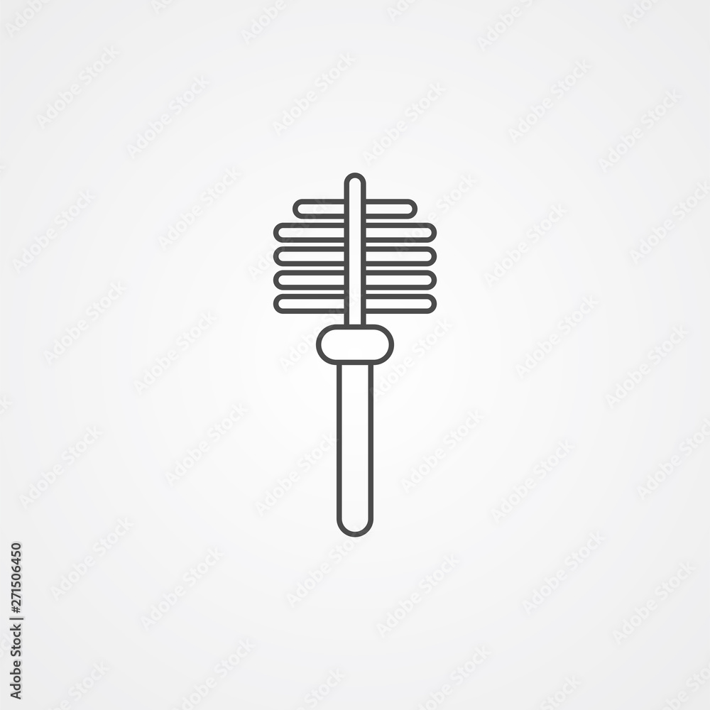 Toilet brush vector icon sign symbol Toilet brush vector icon sign symbol
