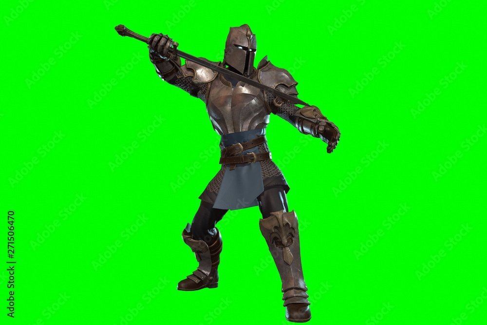 Fantasy character knight 3d render Fantasy character knight 3d render