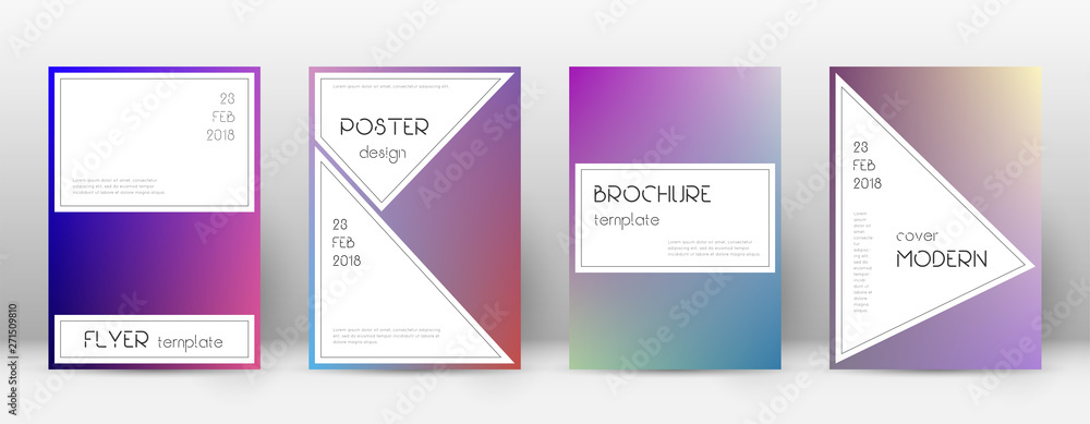 Flyer layout. Stylish gorgeous template for Brochu