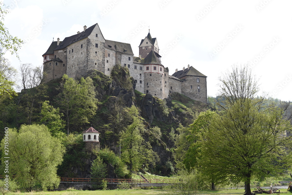 Loket castle in Czech republic
