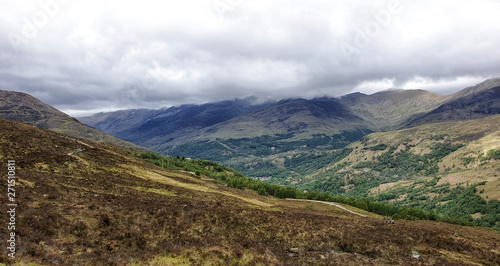 West Hiland Way Track, landscape between Kingshouse and Kinlochleven, long distance hike - Scotland, UK © Rosana