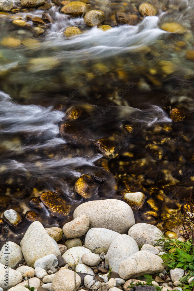 Mountain stream with rocks Mountain stream with rocks