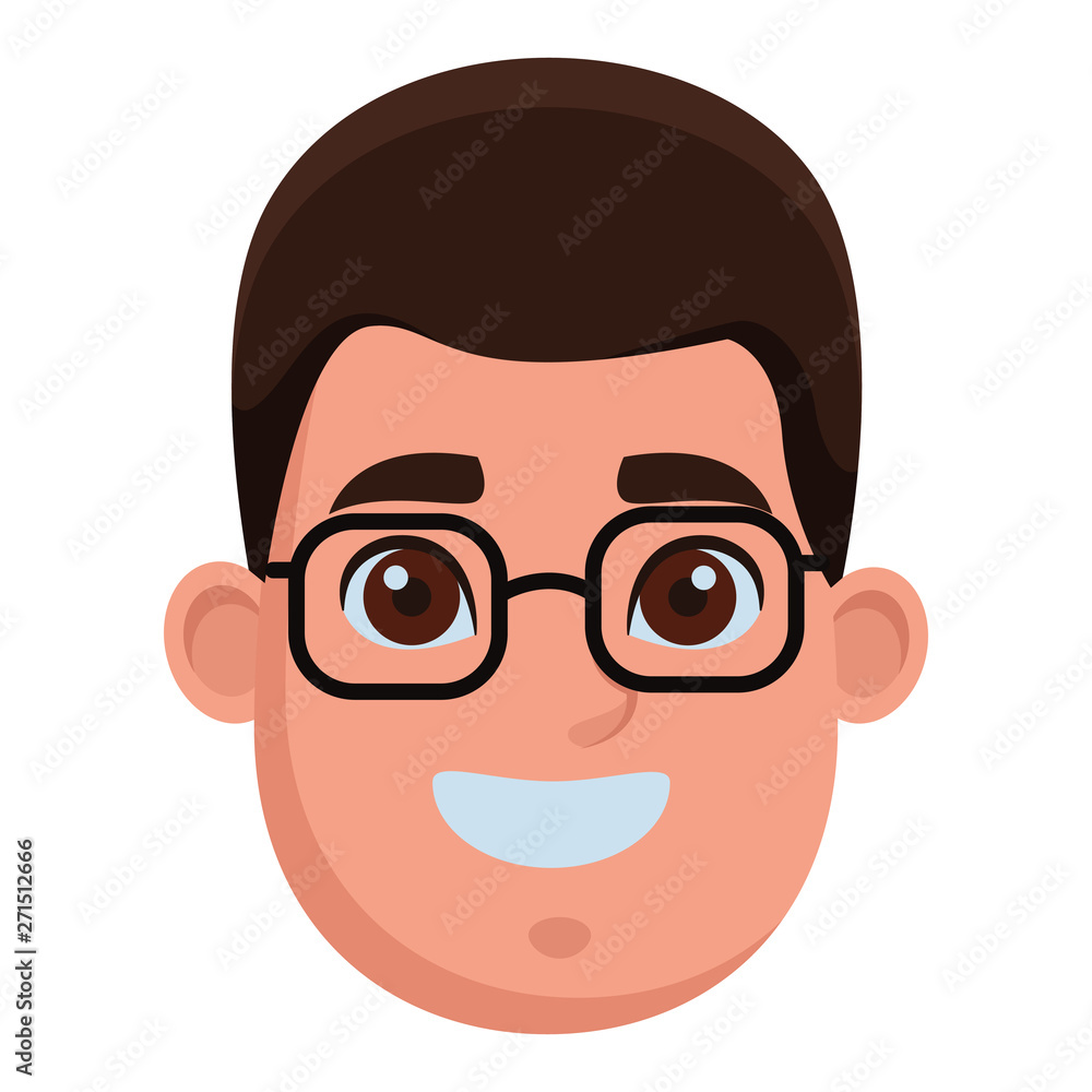 young man avatar cartoon character young man avatar cartoon character