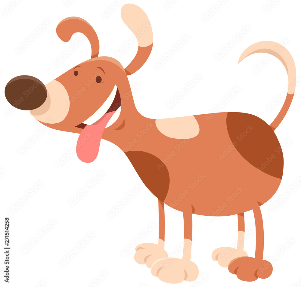 happy spotted dog cartoon character happy spotted dog cartoon character
