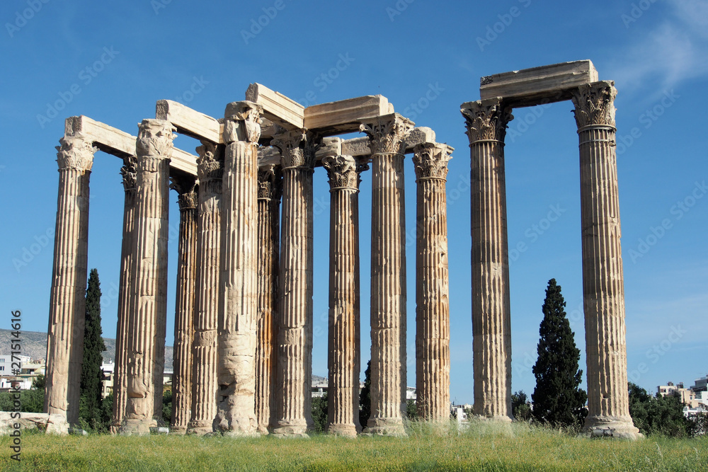 Athen: Olympeion, Ruine einer Tempelanlage