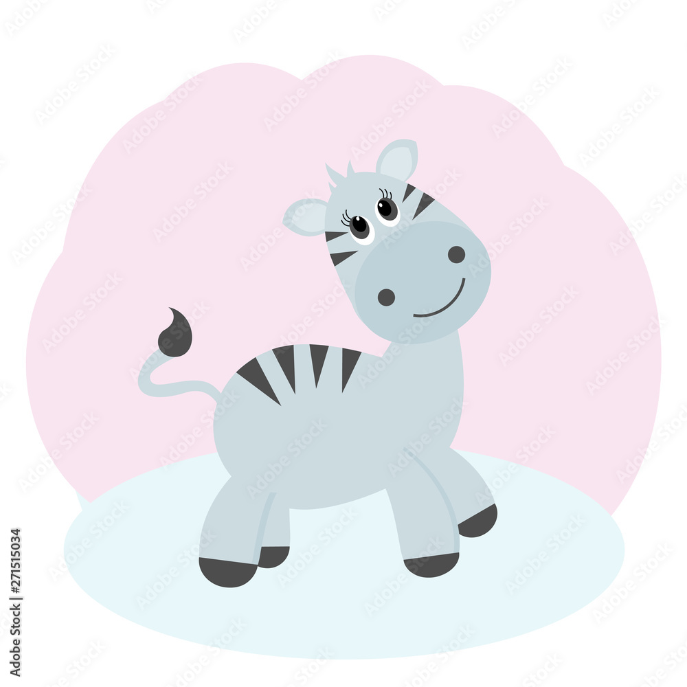 Fototapeta premium animal zebra cartoon 