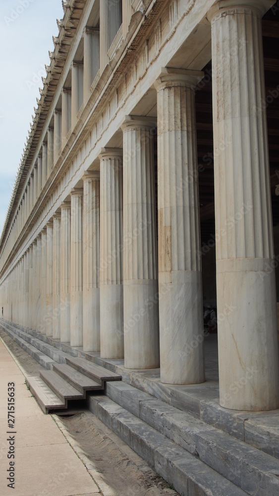 Athen: Säulenreihe der Stoa des Attalos