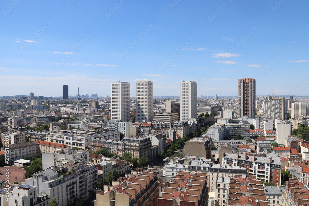 Obraz premium Panorama urbain à Paris