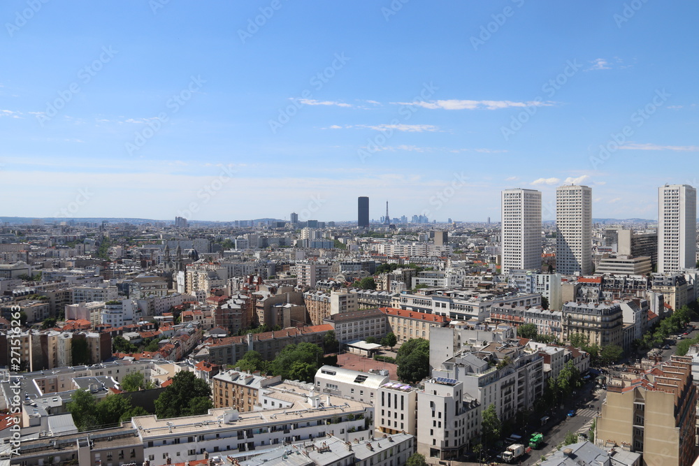 Obraz premium Panorama urbain à Paris