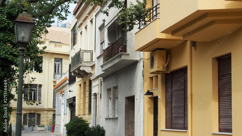 Altstadt von Athen: Fassaden in der Plaka