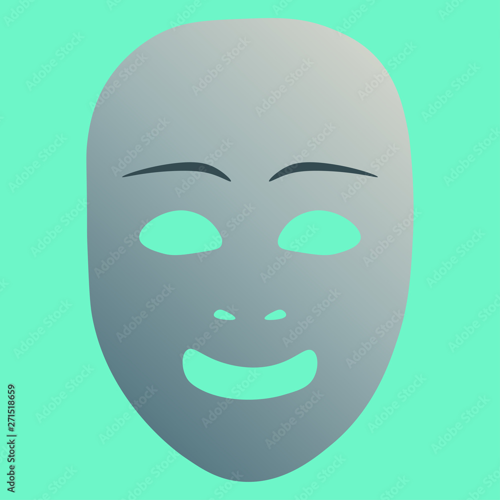 Joy theatrical mask Joy theatrical mask