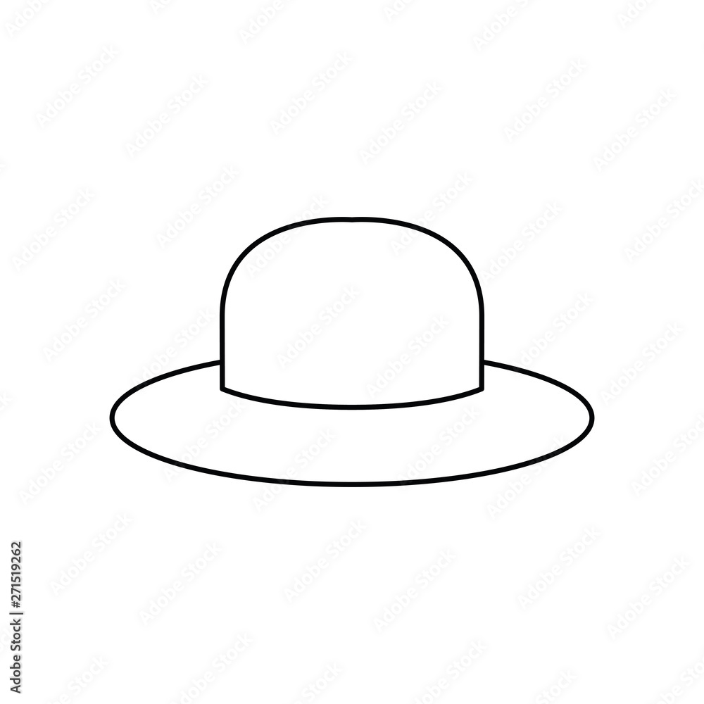 hat with ribbon on white background hat with ribbon on white background