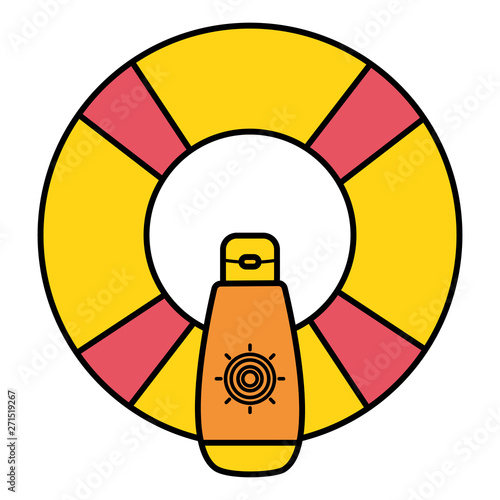 float lifeguard with solar blocker summer accessories