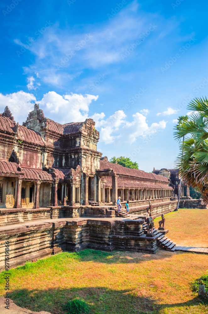 Ancient temple complex Angkor Wat, Siem Reap, Cambodia. Ancient temple complex Angkor Wat, Siem Reap, Cambodia.