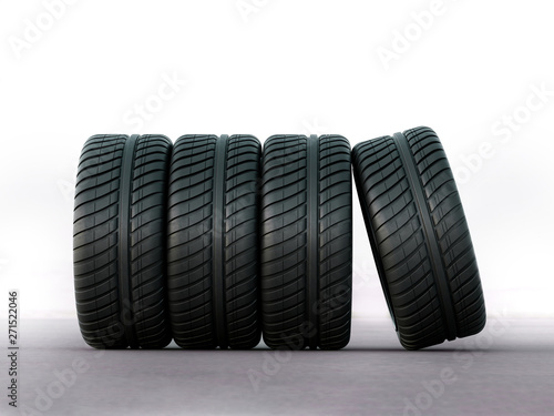 racing rain tires and 3d wheels © serpeblu