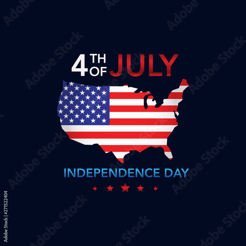 4th July independence day design