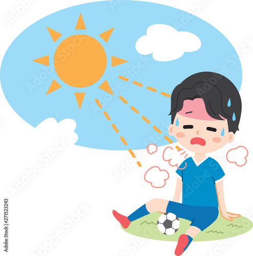 Heat stroke Soccer club