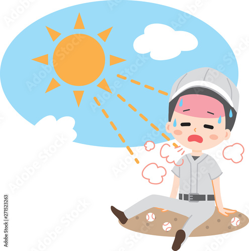 Heat stroke baseball club