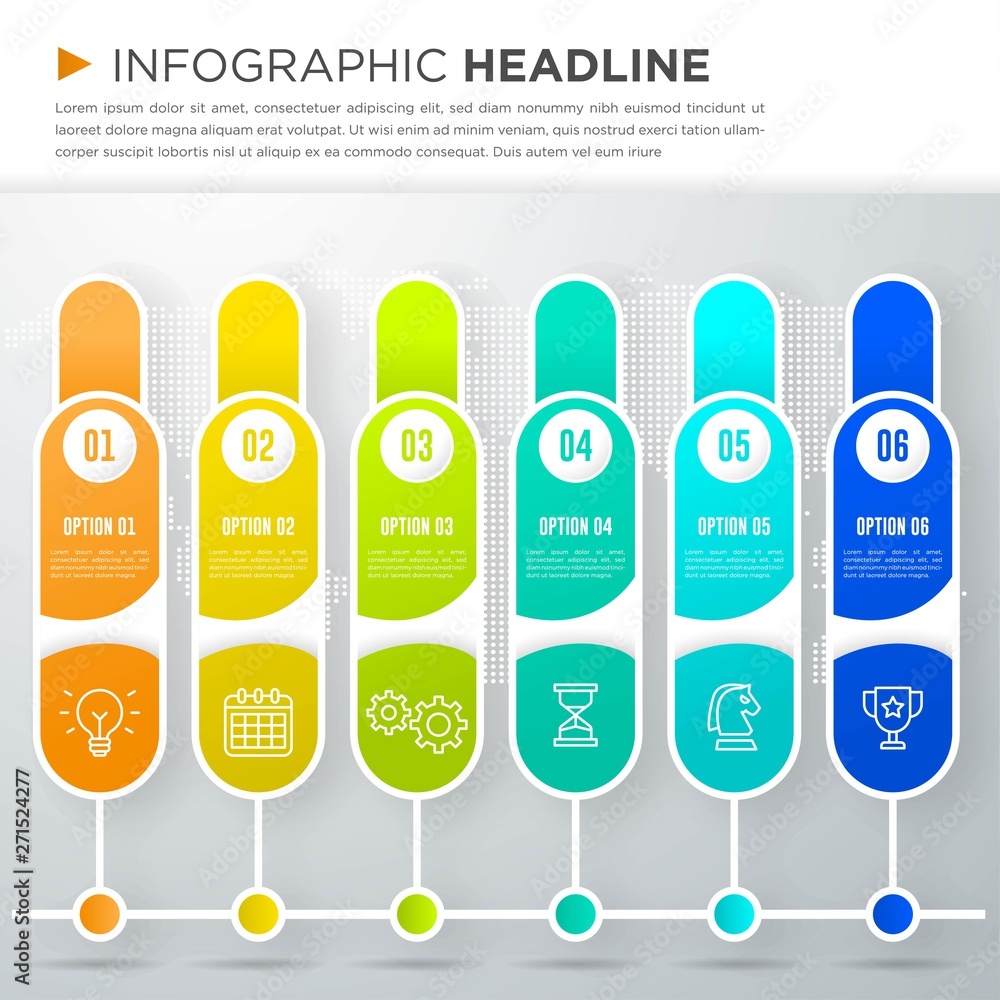 business infographic with modern style design business infographic with modern style design