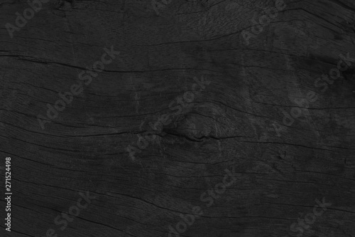 Wood texture background. Black surface of wooden blank for design