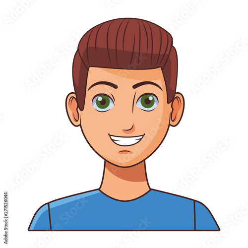 young man avatar cartoon character profile picture