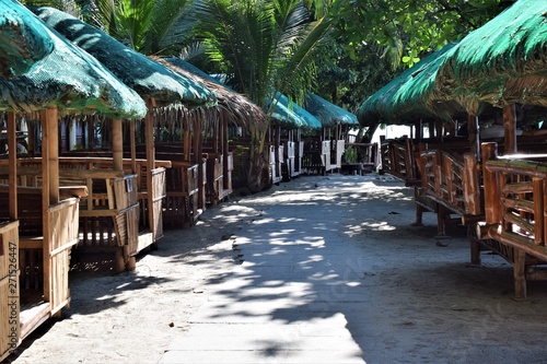 Nipa huts (Kubo-kubo) at the Beach
