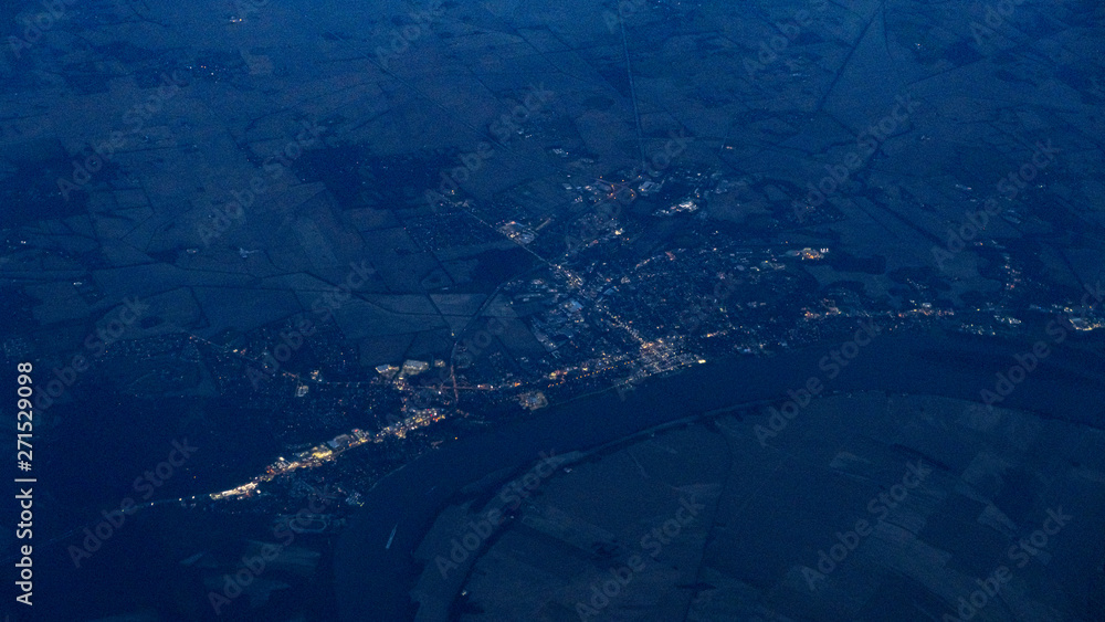 Naklejka premium Night Town