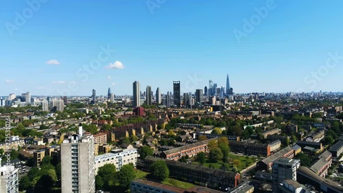 Drone shot of the Buildings photo