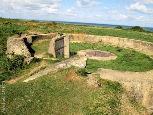 ruins of WW2 D-Day