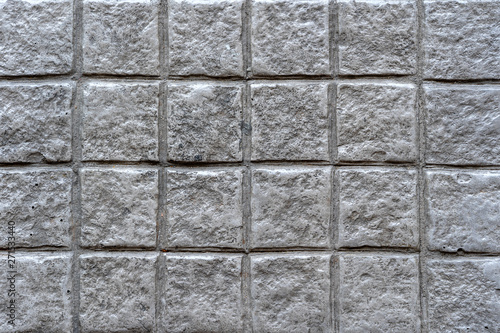 Gray stone wall, background, texture, close up, top view
