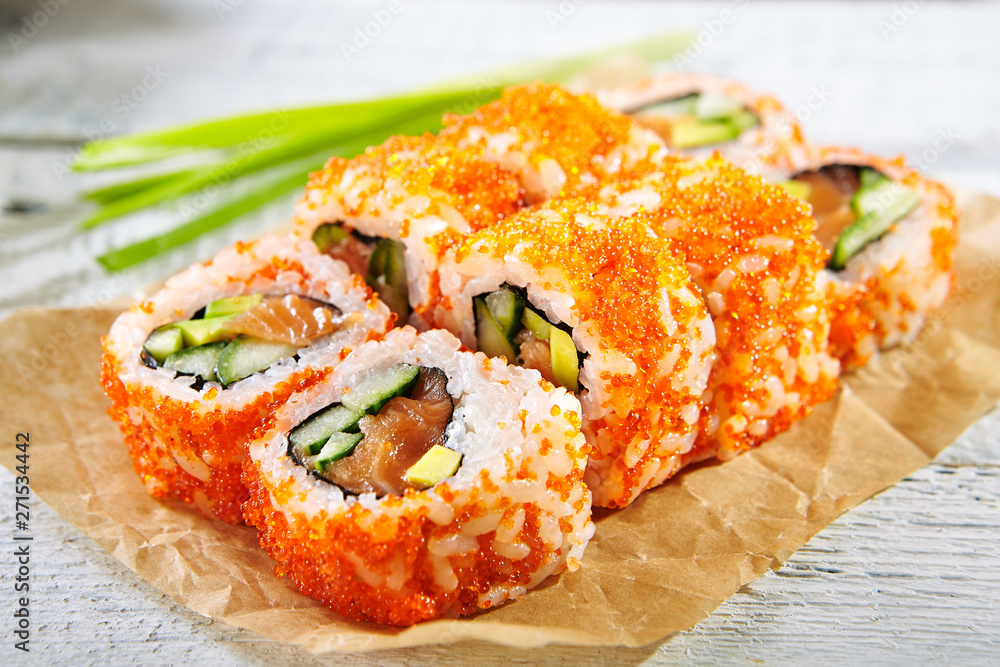 Makizushi Sushi Roll California Makizushi Sushi Roll California