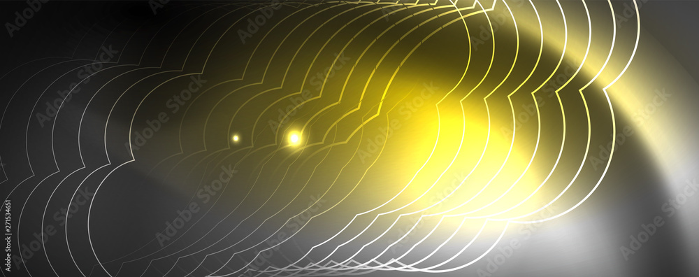 Shiny neon techno template. Neon lines background, 80s style laser rays Shiny neon techno template. Neon lines background, 80s style laser rays