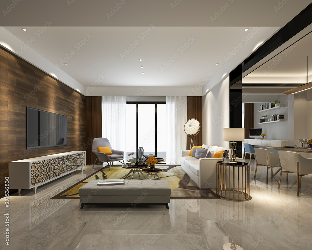 Luxury Modern Dining Room Living Interior Design Ideas | Baci Living Room