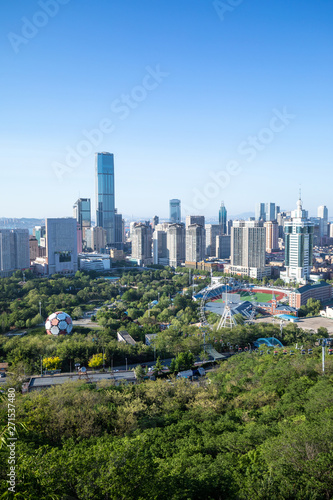 China Dalian city landscape © daizuoxin
