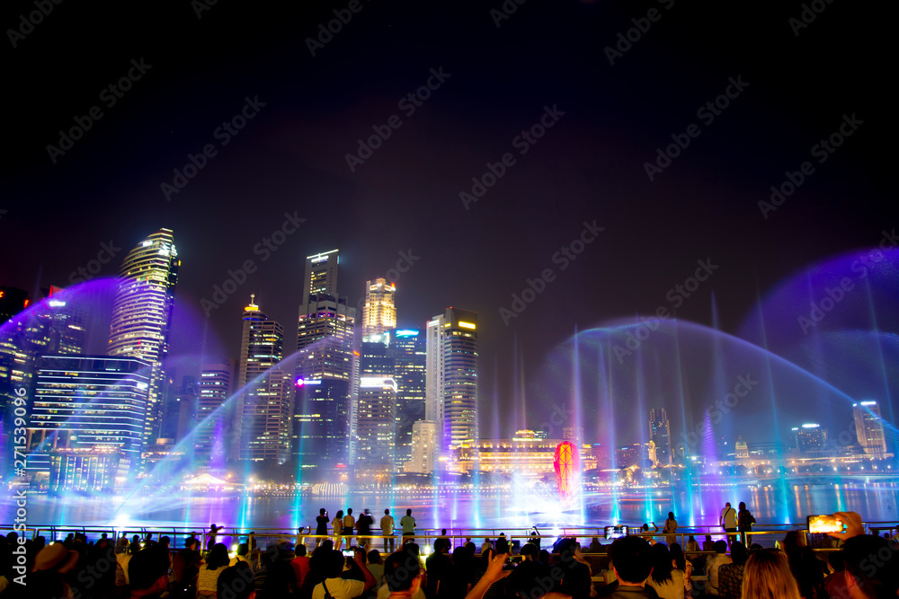 Public Light Show - Singapore
