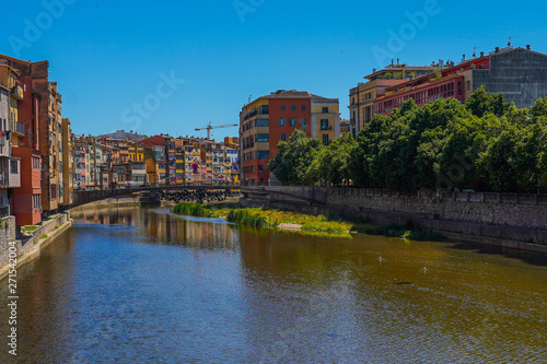 Girona  beautiful city of Catalonia  Spain called the little Florence