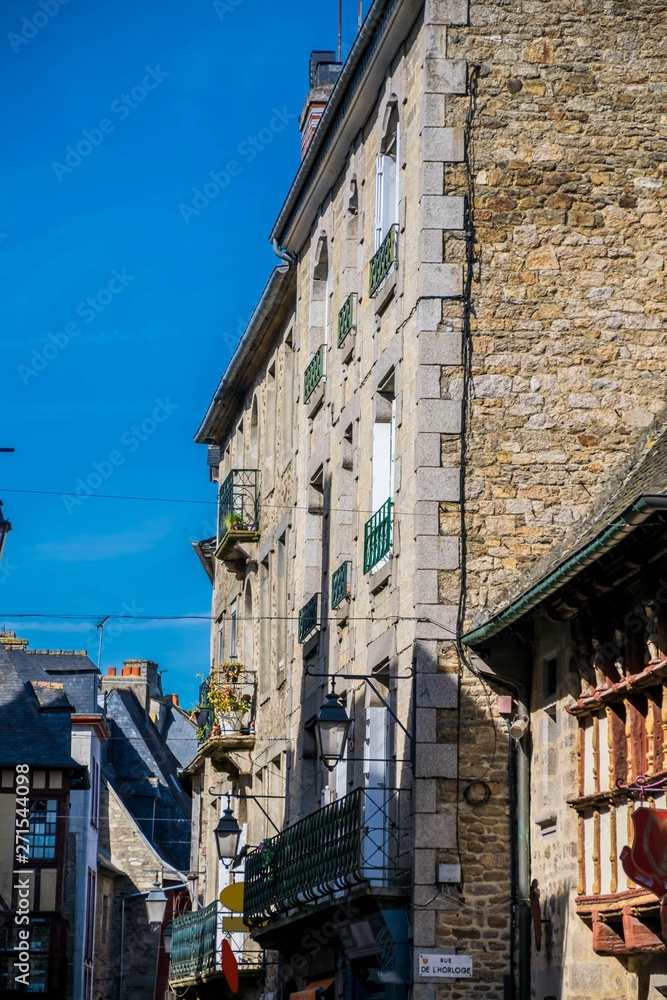 Fototapeta premium Dinan, Côtes-d'Armor, Bretagne, France.