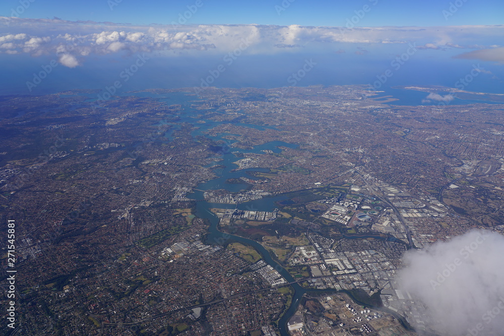 Aerial view of Sydney, New South Wales, Australia Aerial view of Sydney, New South Wales, Australia