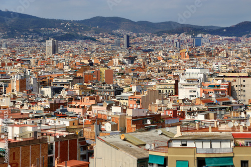 Beautiful view of Barcelona, Catalonia, Spain