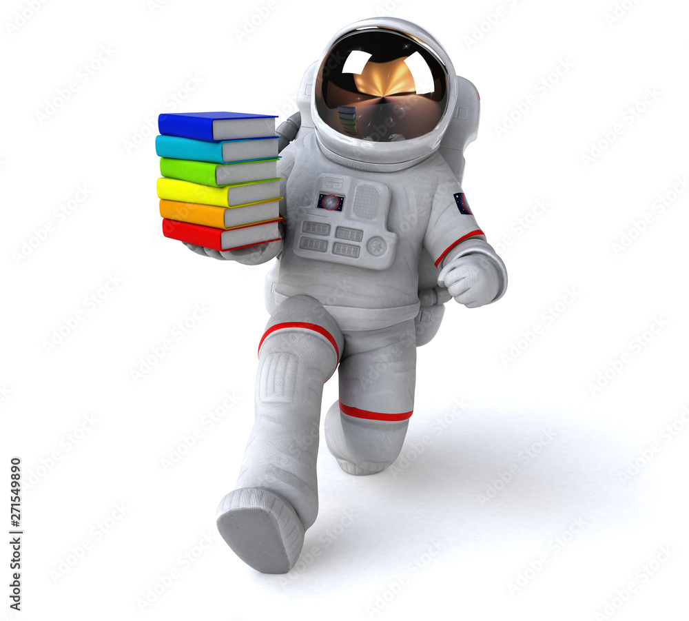Fun astronaut - 3D Illustration Fun astronaut - 3D Illustration