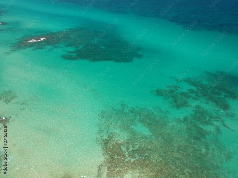 Puglia, Torre Guaceto Marine Protected Area, aerial view