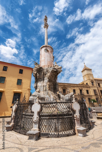 The Triumph of Saint Raphael Triunfo de San Rafael is a monument to the Archangel Raphael built in the seventeenth century in Cordoba, Spain . photo