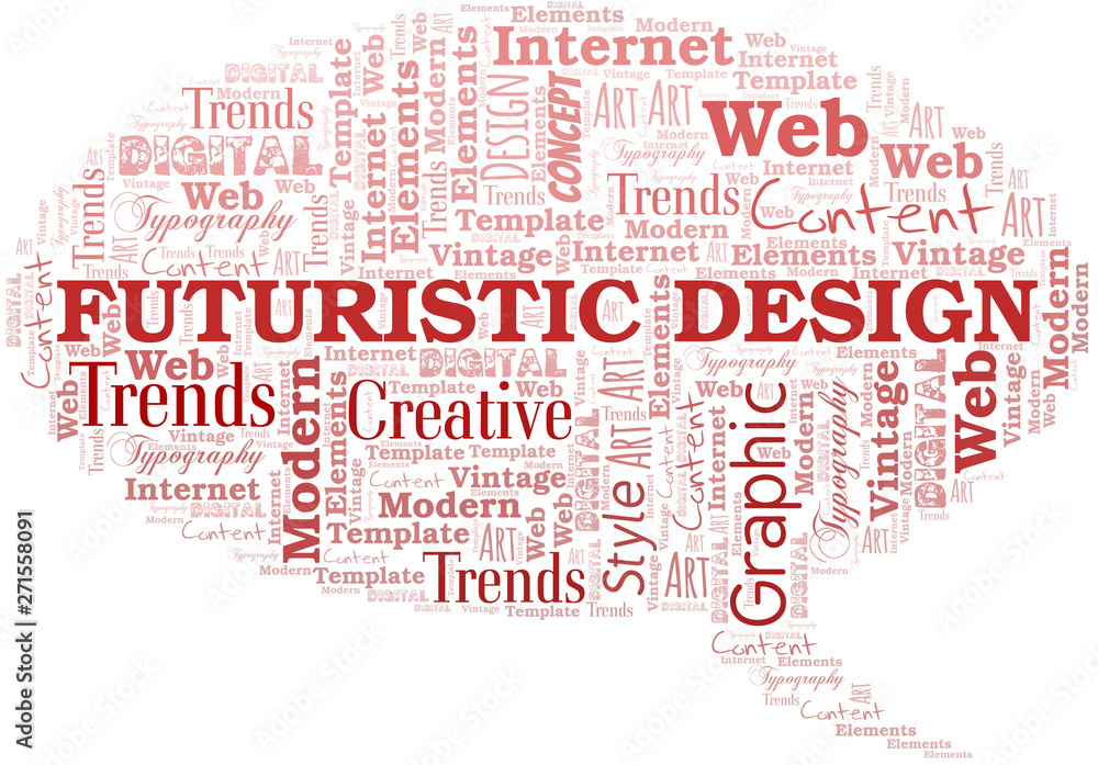 Futuristic Design word cloud. Wordcloud made with text only. Futuristic Design word cloud. Wordcloud made with text only.