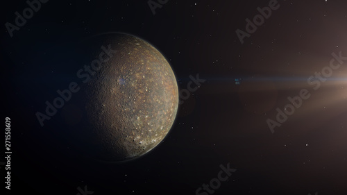Moon Callisto satellite of Jupiter