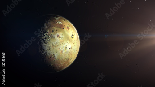 Moon IO satellite of Jupiter