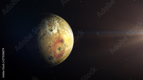 Moon IO satellite of Jupiter