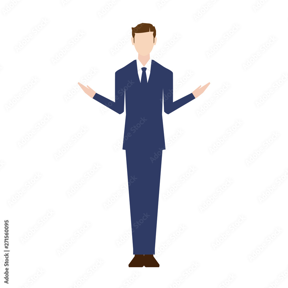 Business people. Vector illustration. Flat design. Business people. Vector illustration. Flat design.