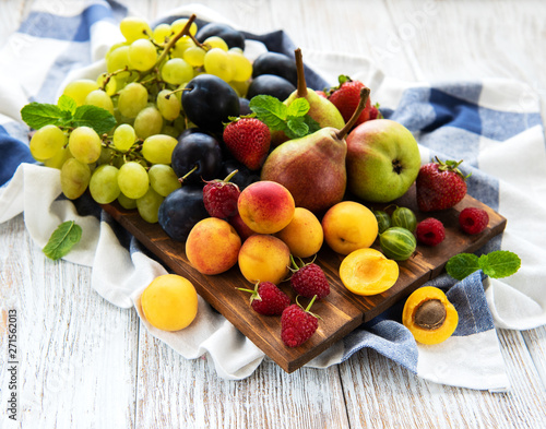 Fresh summer fruits