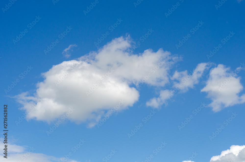 White cloud against blue sky. Background, texture White cloud against blue sky. Background, texture