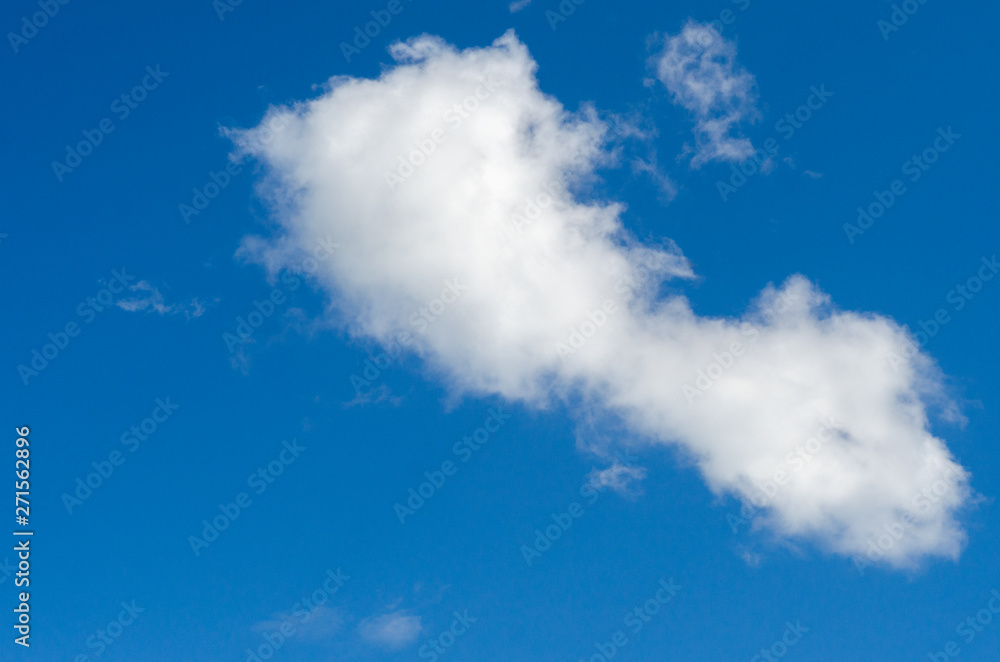 White cloud against blue sky. Background, texture White cloud against blue sky. Background, texture